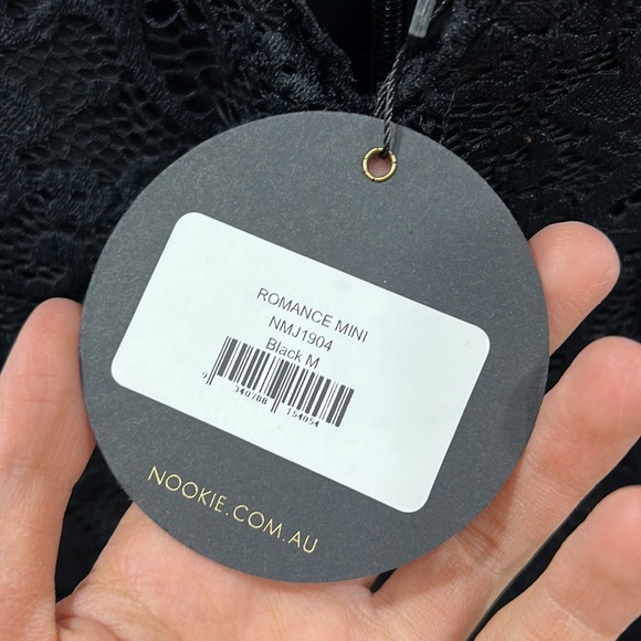 NOOKIE Romance Mini Dress in Black - Picture 6 of 7